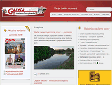 Tablet Screenshot of gazeta-mosina.pl